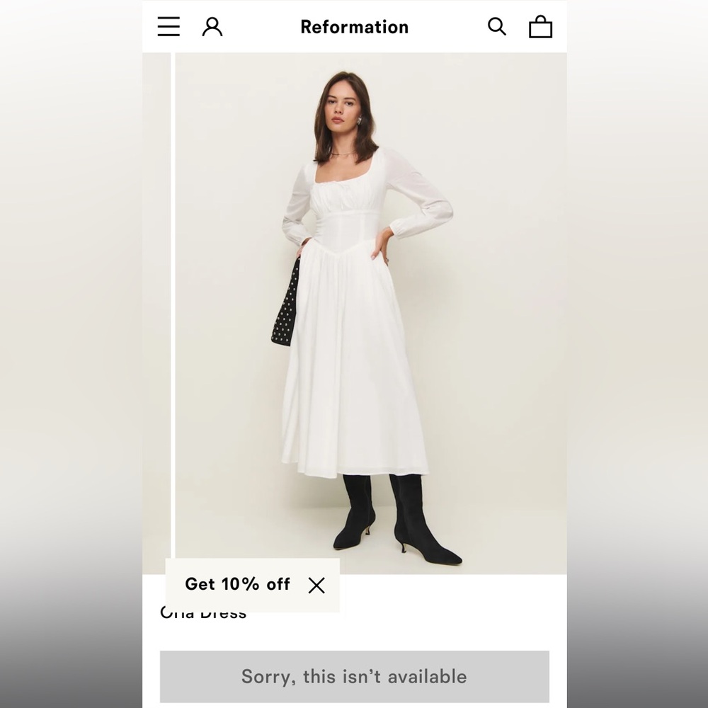 Reformation BNWT dress